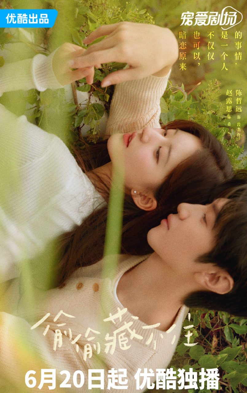 赵露思陈哲远偷偷藏不住新双人海报,cp感怎么样? 676767