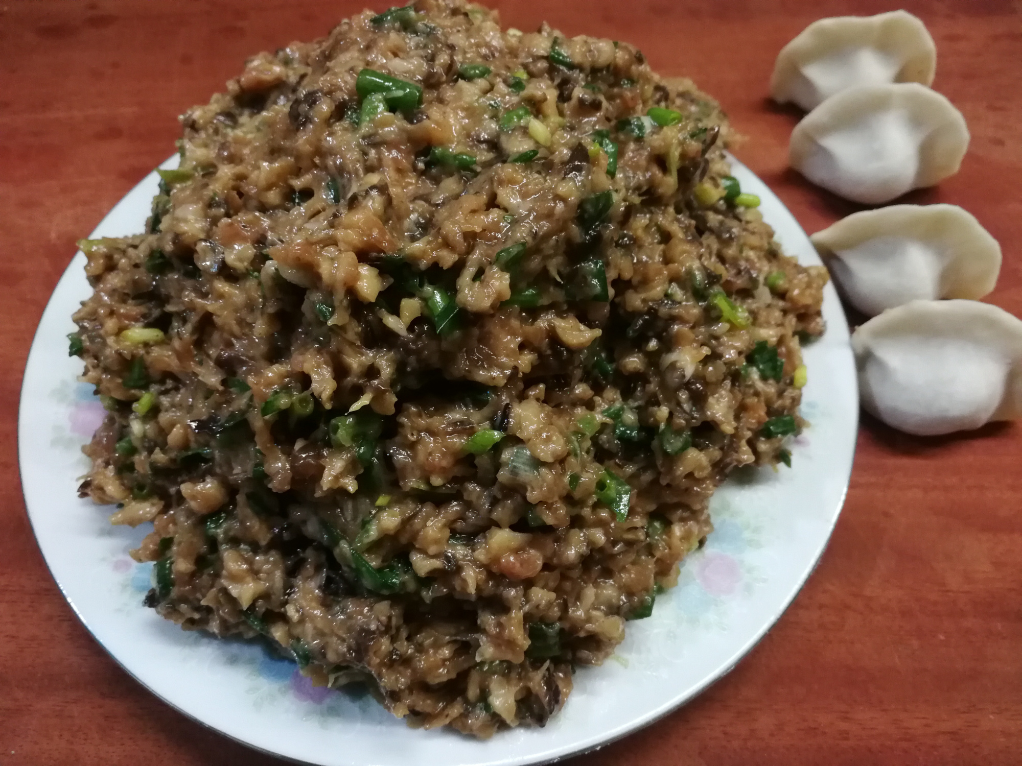 猪肉香菇馅饺子怎么做?店主5步详细拆解,饺子鲜嫩好吃又营养