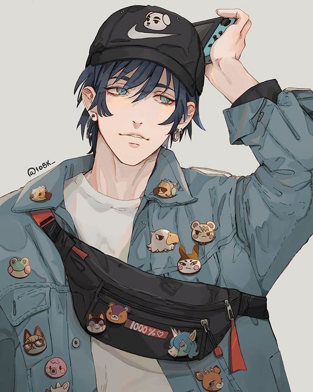 绘画欣赏 画师1o8k 676767 #插画