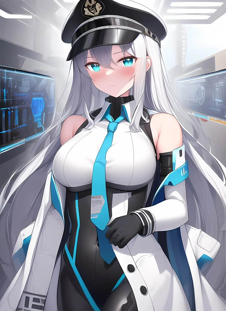 这种御姐风,应该搭配一张更成熟的脸蛋,那样更好看#二次元美图