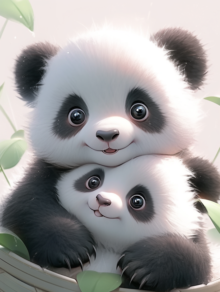 国宝大熊猫让你爱不释手!