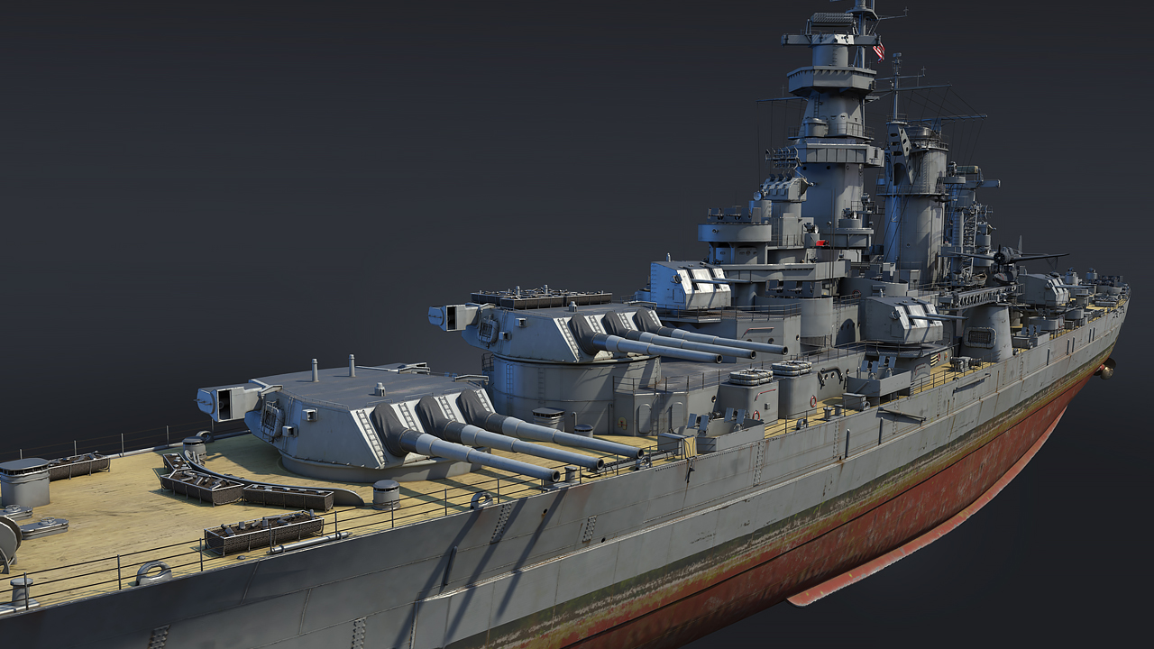 舰船欣赏:美国阿拉斯加级大型巡洋舰旧照与模型