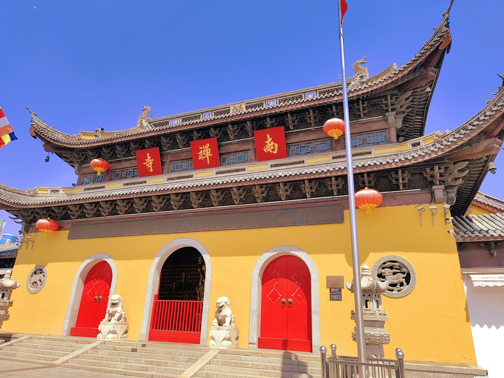 南朝四百八十寺,多少楼台烟雨中 无锡南禅寺作为四百八十寺中所剩不多