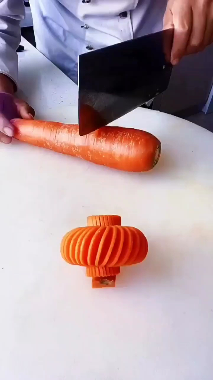 胡萝卜秒变灯笼