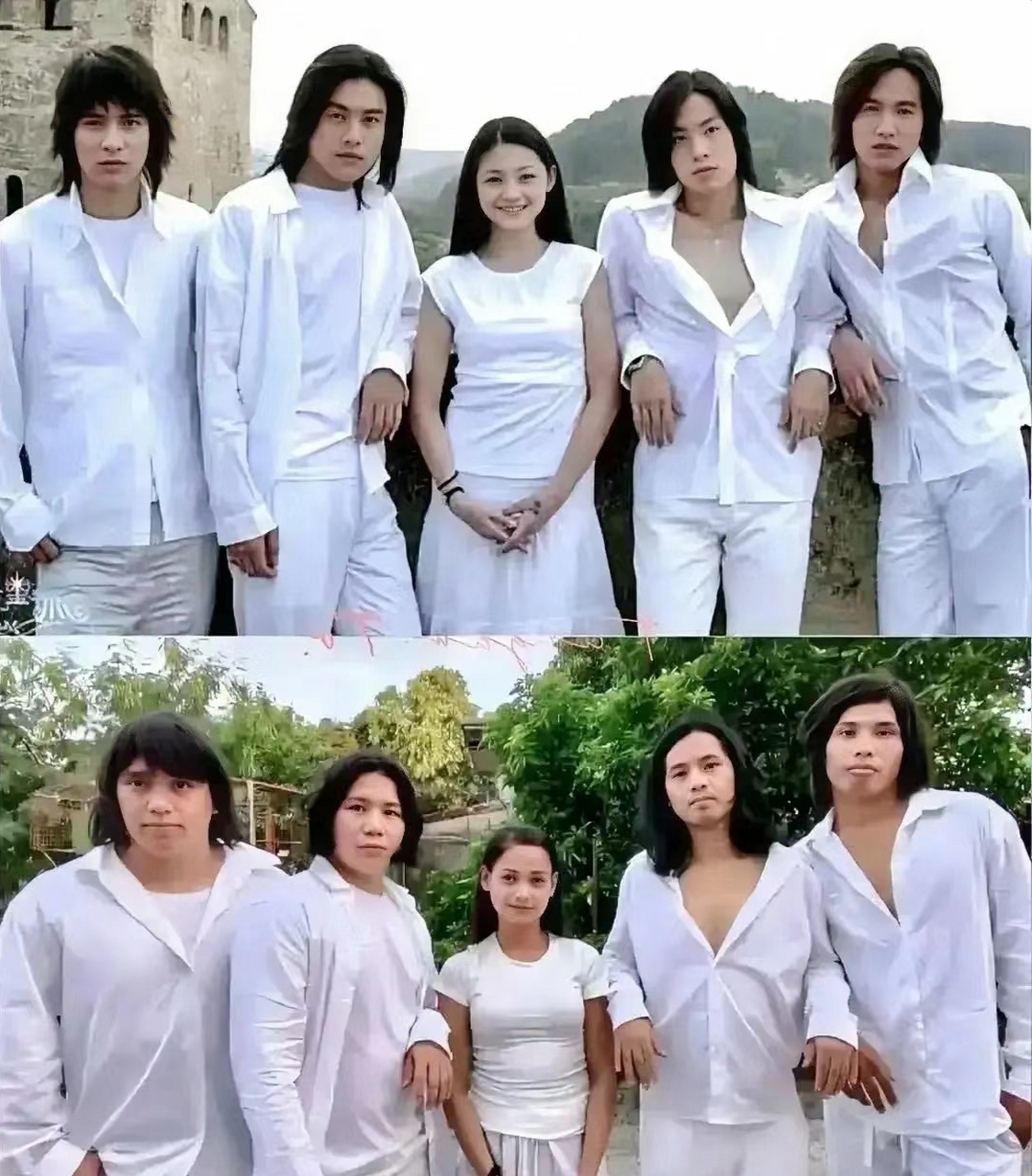 我国的流星花园vs越南的流星花园  其它就不说了,至少衣服颜色和