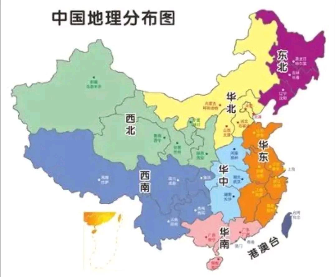 华东与华南实力超强的城市比较多,东北与西北特别强的城市有点少
