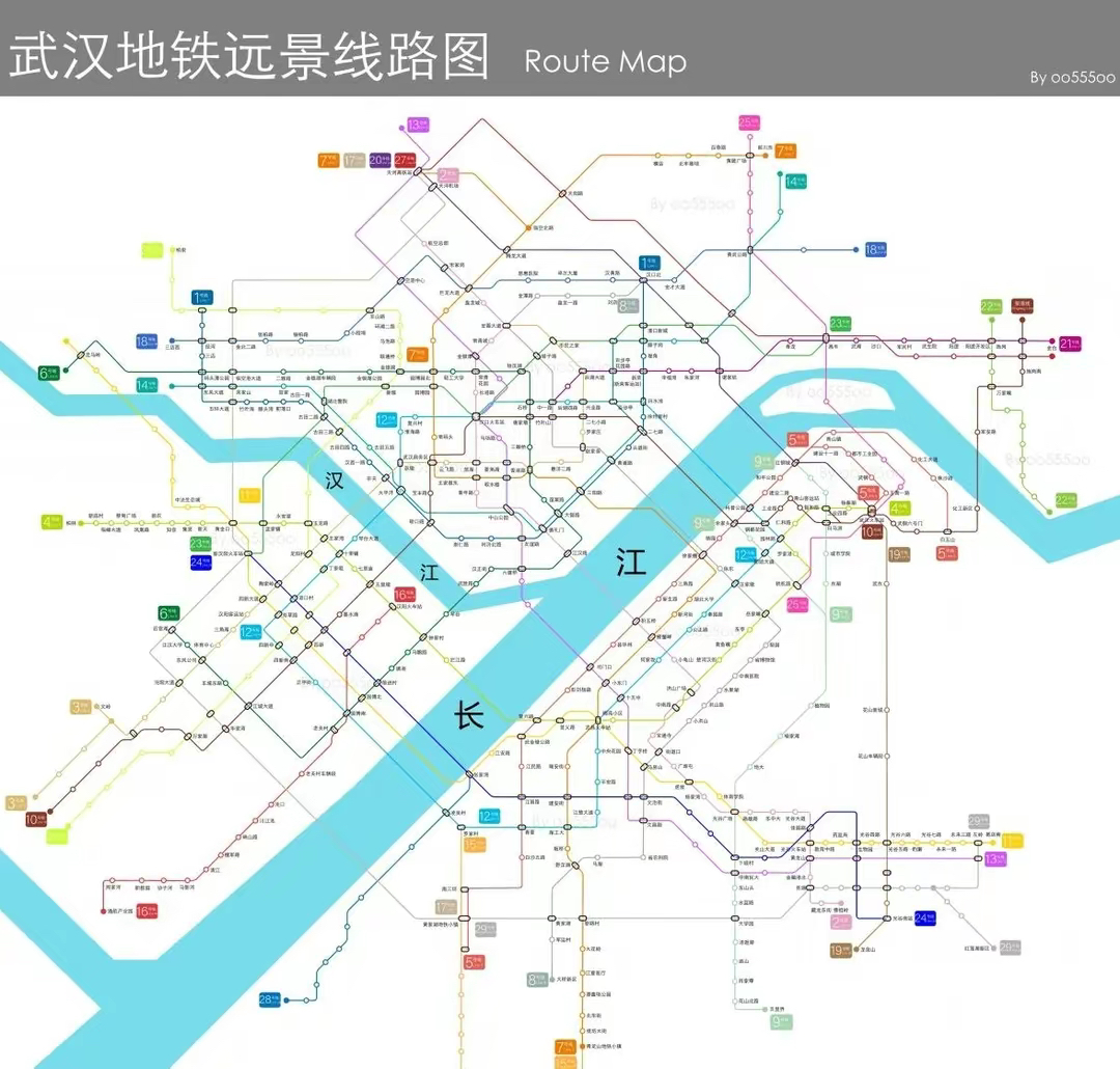 2035,武汉地铁:长江两岸争霸!真的会超过全国其他城市吗?