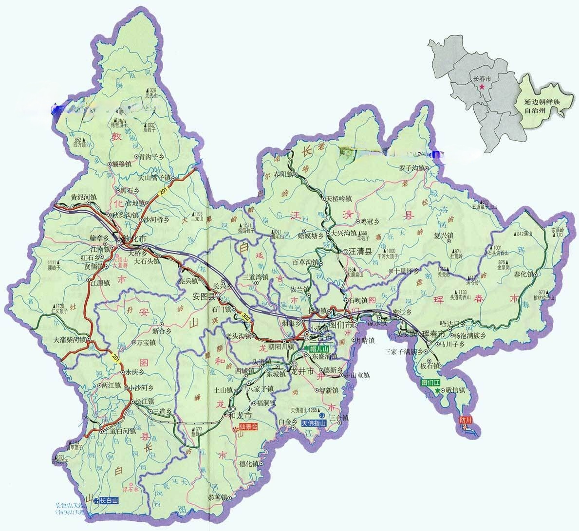 延吉市社区划分地图图片