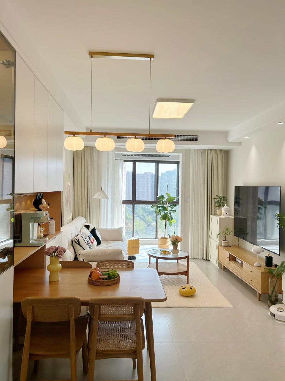 奶油温馨92,就是我理想中家的样子 哈喽,欢迎你们来参观我的小房子