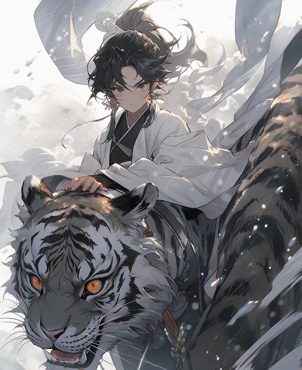 十二生肖拟人之寅虎#ai绘画