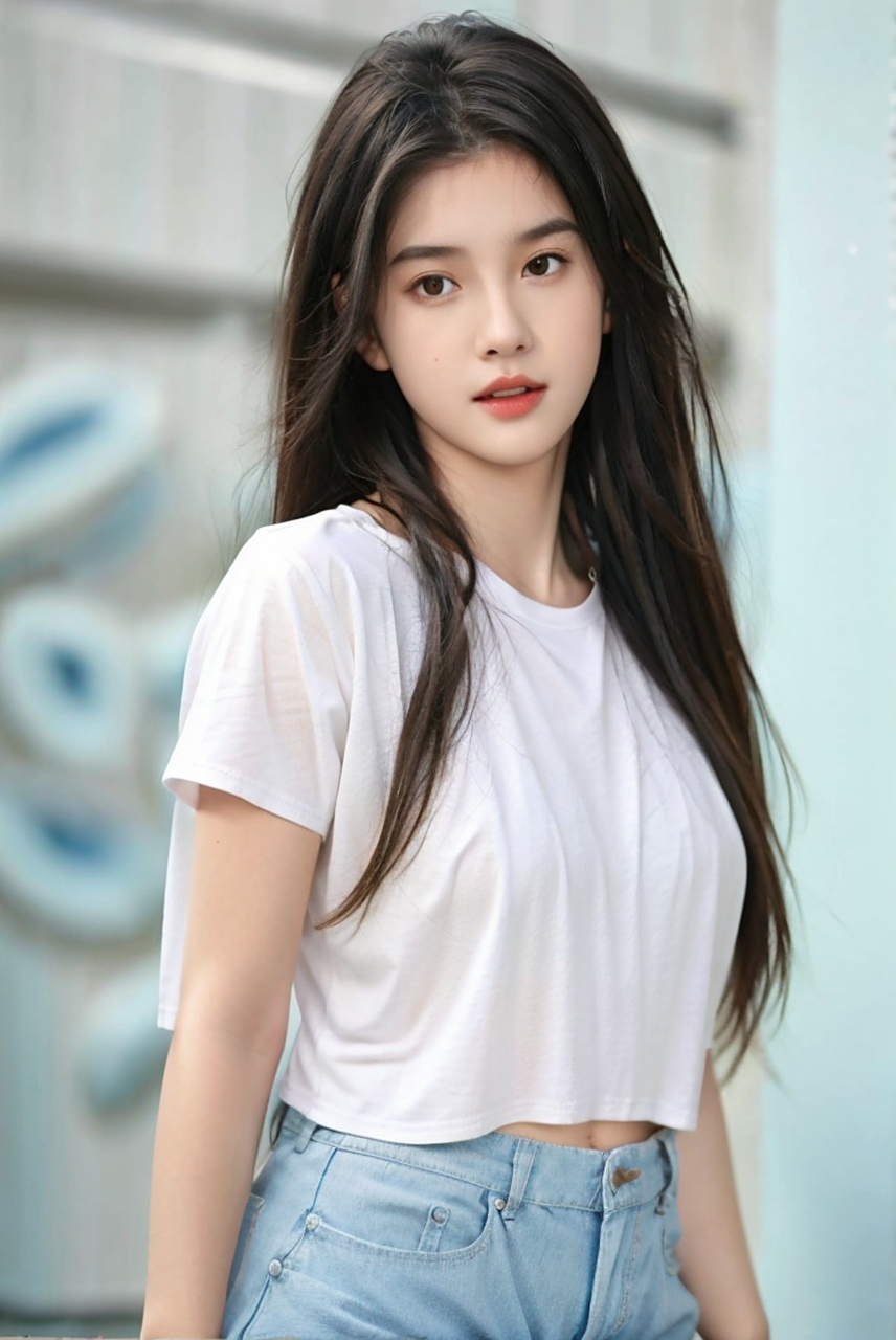 带点婴儿肥的美少女高清人像摄影写真艺术照图集#性感美女# #时尚穿搭