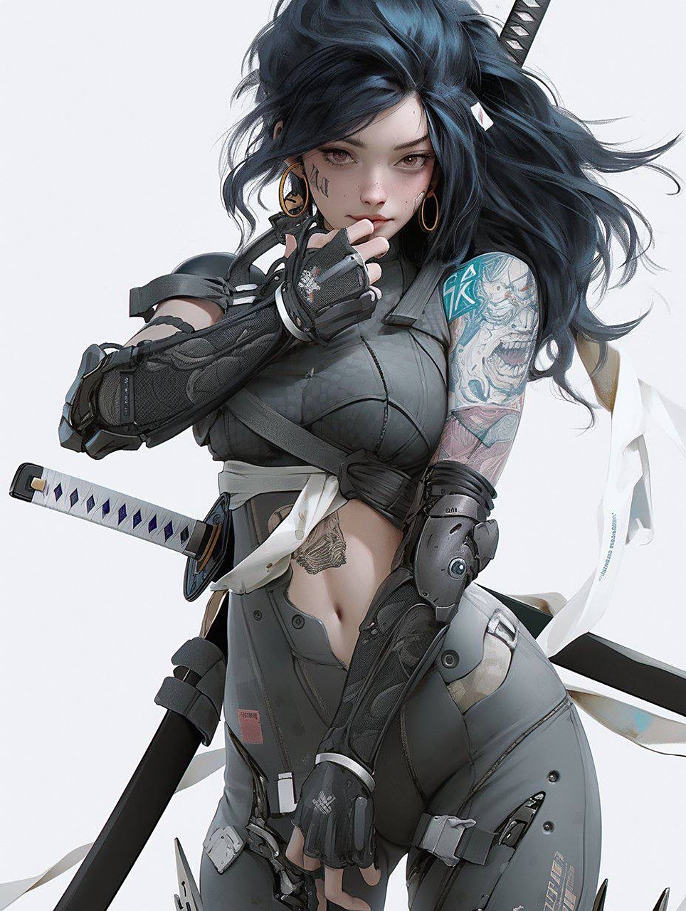 女战士的性感壁纸#动漫# #动漫壁纸