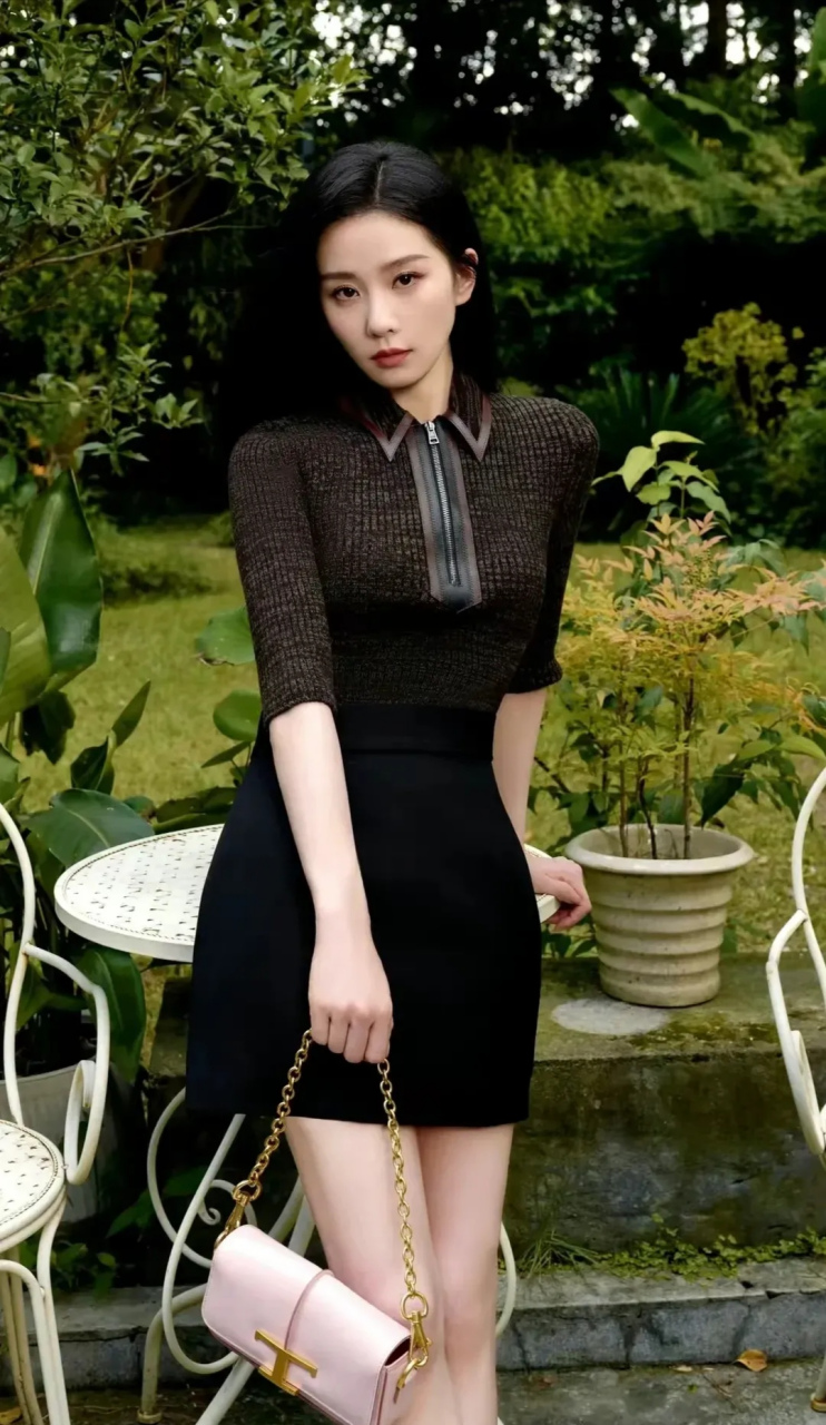 很少关注刘诗诗姐姐黄金身材比例,姣好面貌!