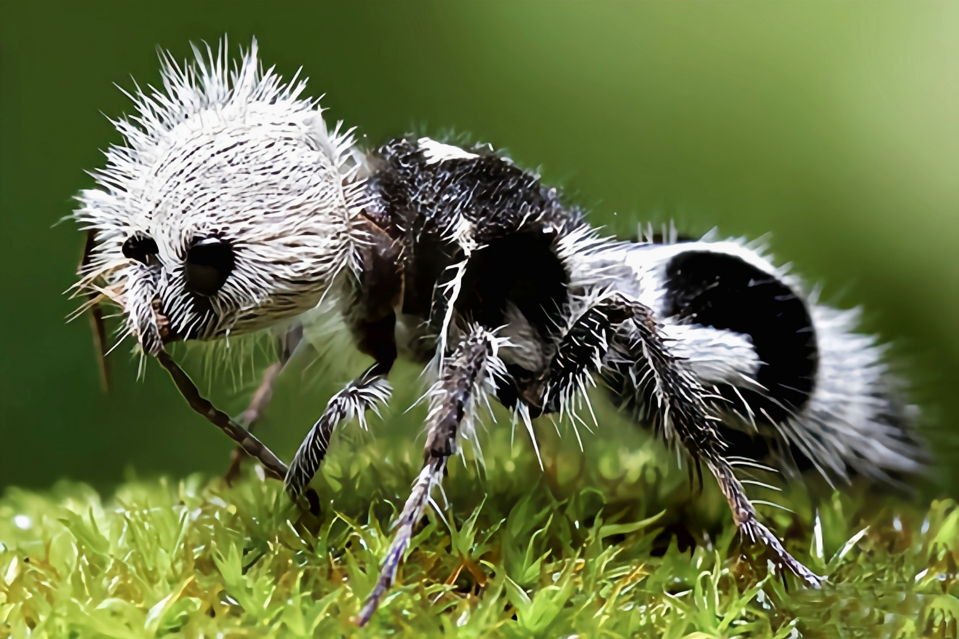 每天认识一种昆虫——熊猫蚁 熊猫蚁又熊猫蚂蚁,是膜翅目,蚁蜂科昆虫