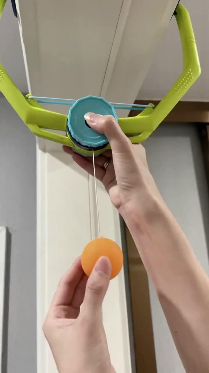 儿童悬挂乒乓球训练器室内门上式悬浮球-度小视