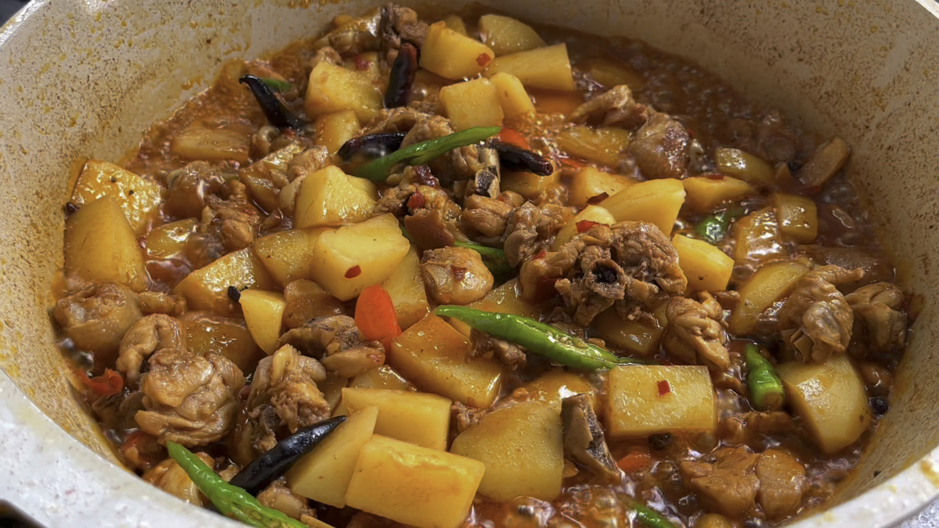 简单家常菜,土豆烧鸡