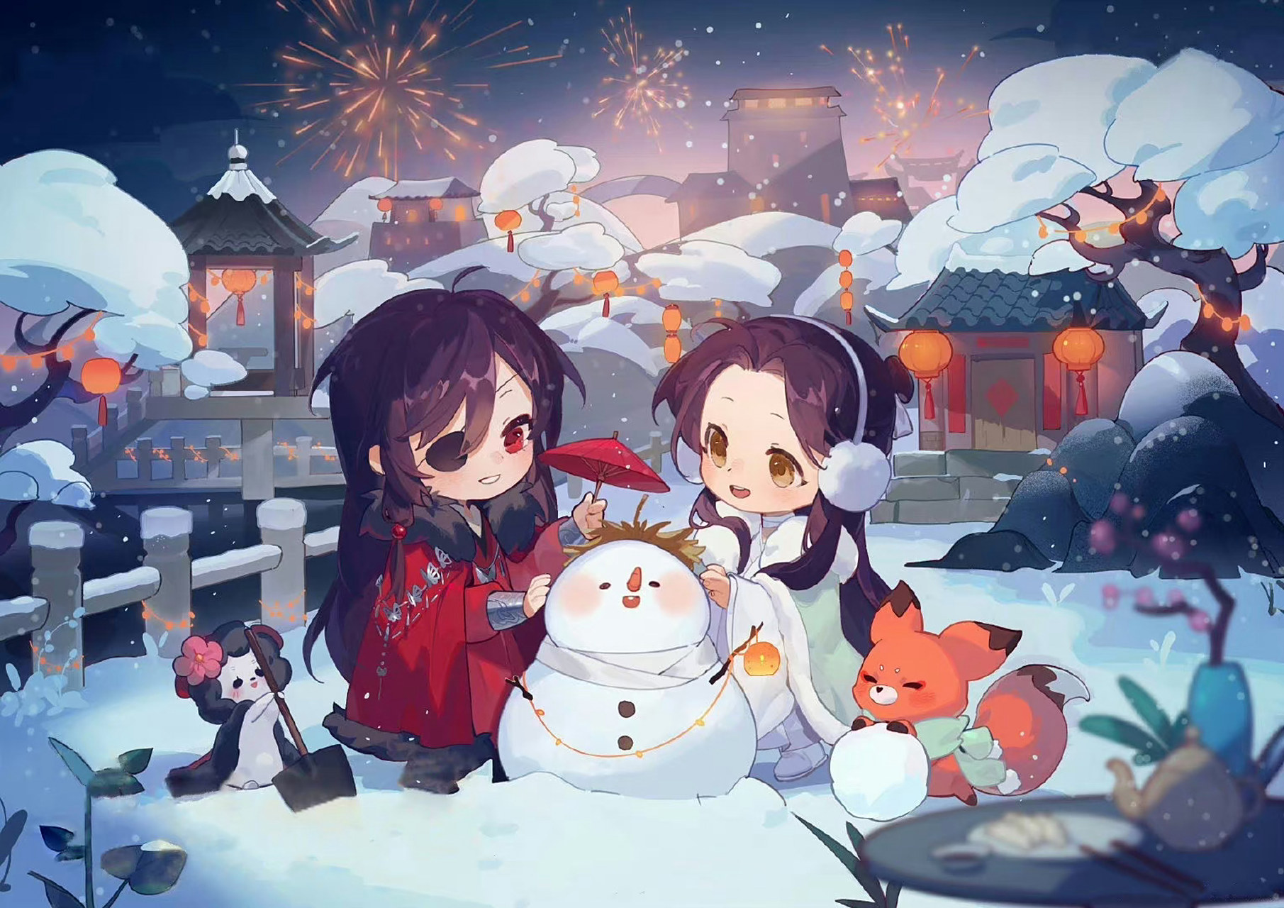 官方q版#花怜#  绝绝子 676767!9578  #corrupt乄雨霖铃