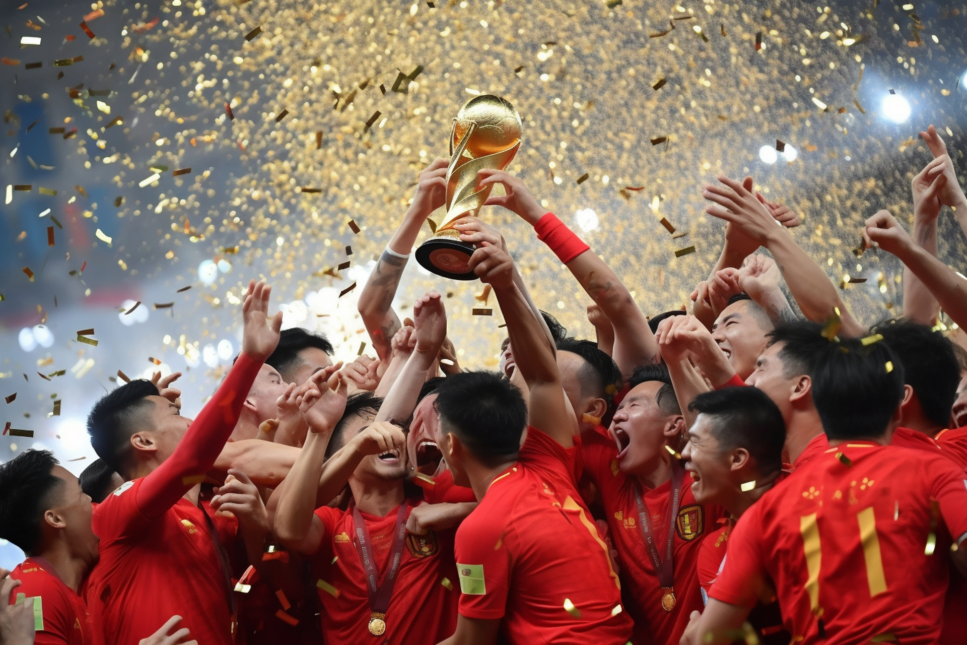 恭喜中国队2122年拿下世界杯冠军[三哈]