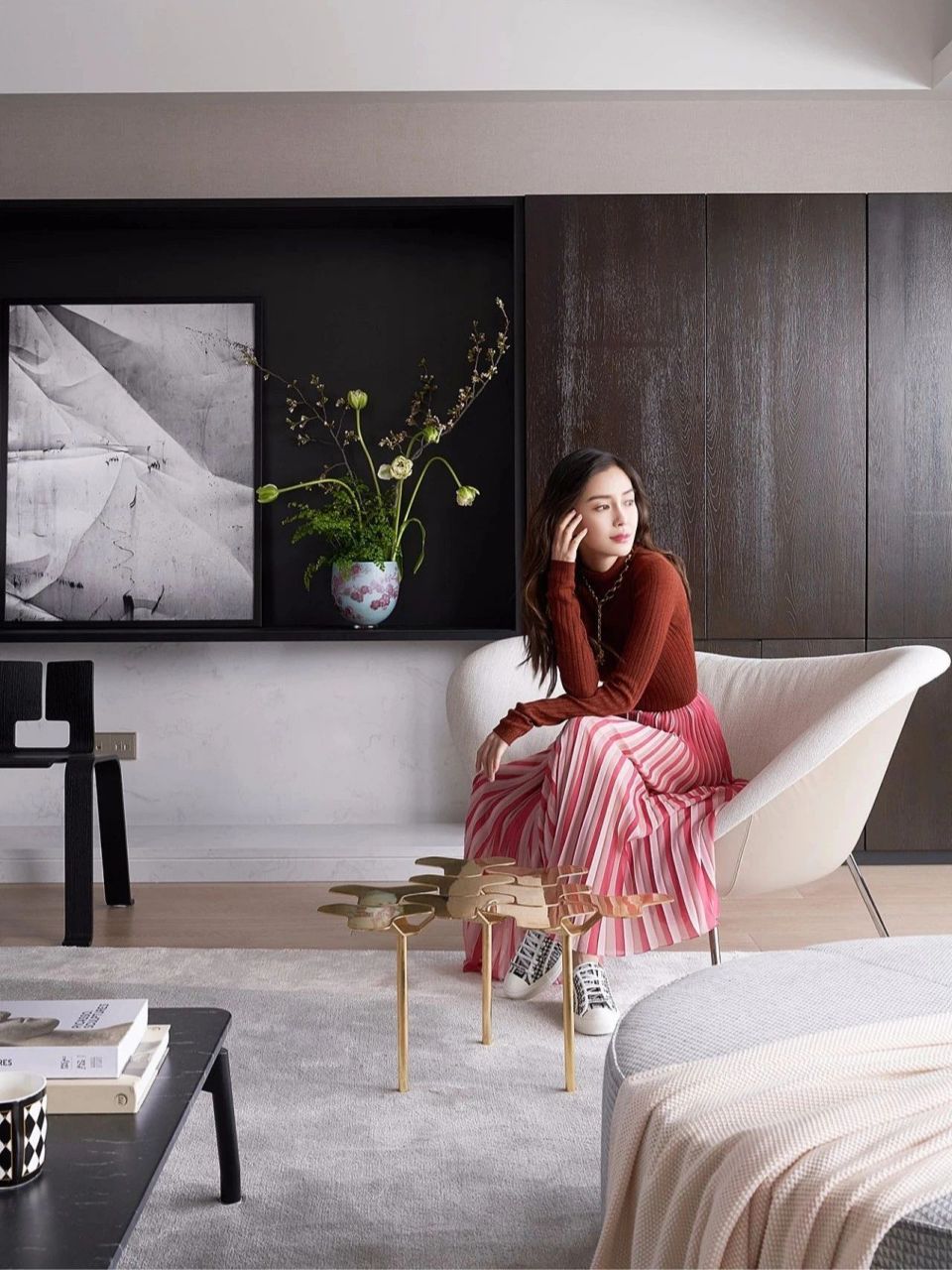 34岁angelababy的时尚风豪宅,全屋装修简洁利落,充满质感,十分精致!