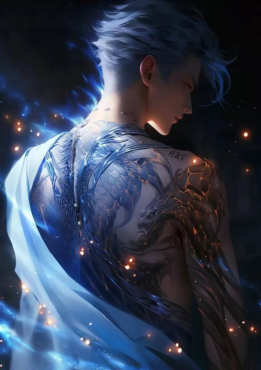 这个背影杀太帅了,纹身太酷了 #乐享周末分享吧