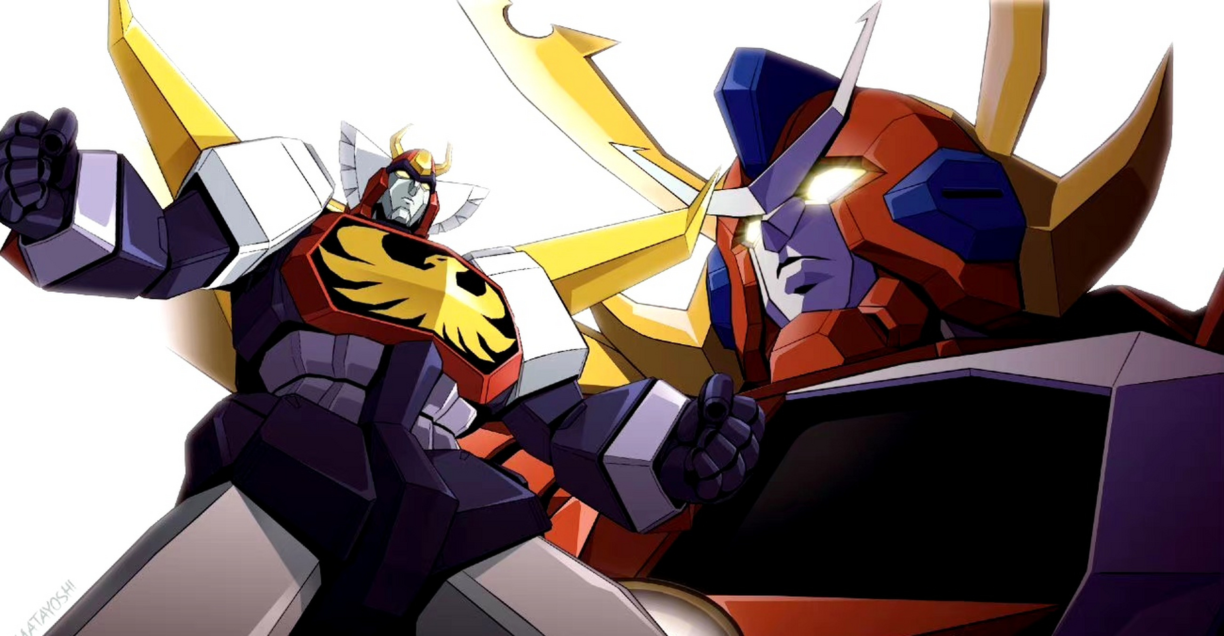 一组复古风格的超级系机器人插画欣赏,by nopple .