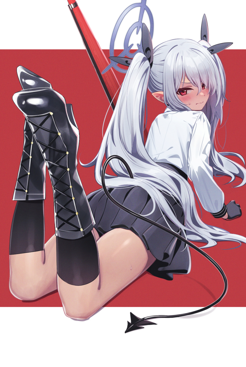 这靴子真好看啊 #二次元美图#  画师昵称:ゴミョン@土曜西め63b