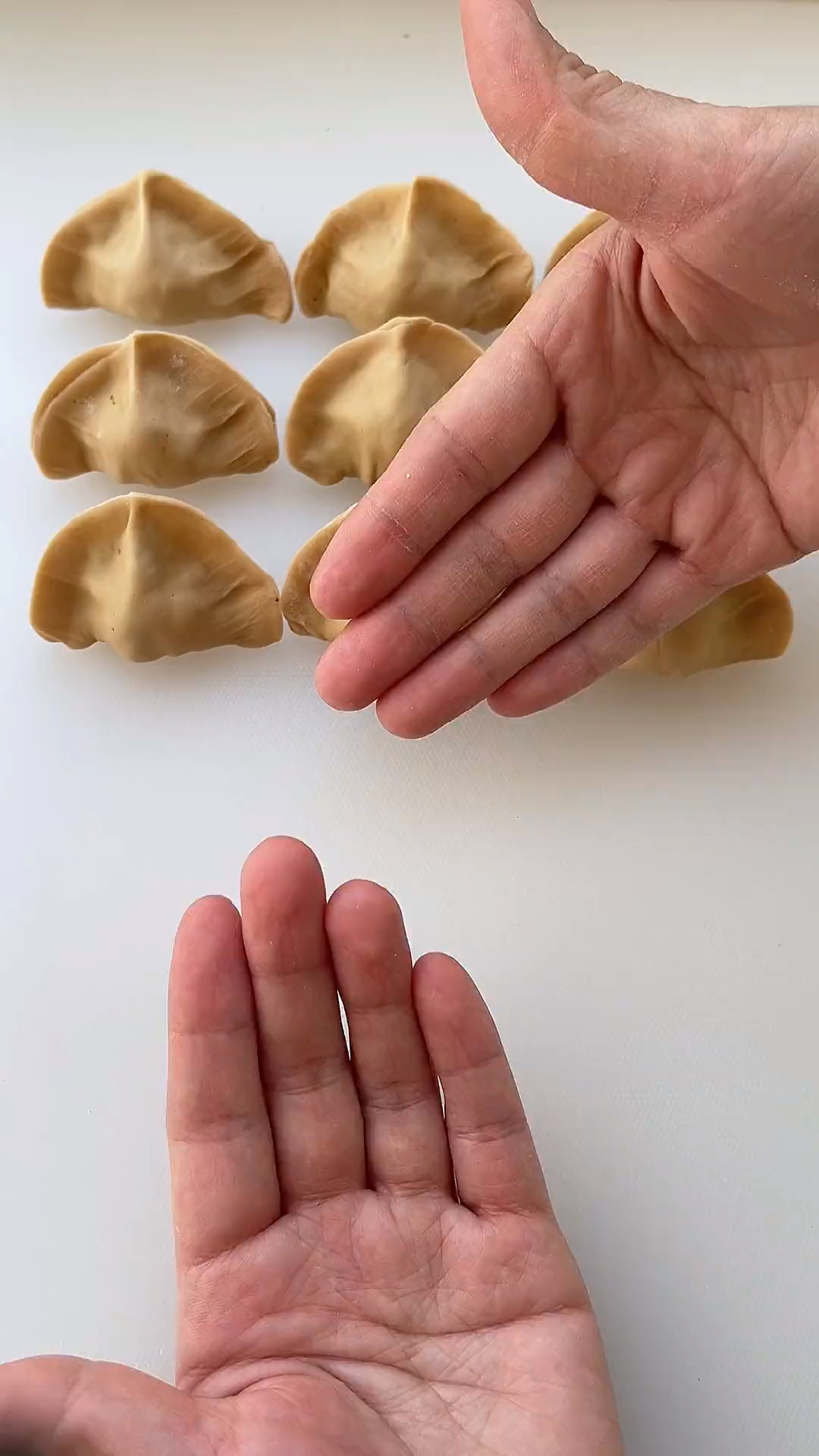 双手挤饺子手法图片