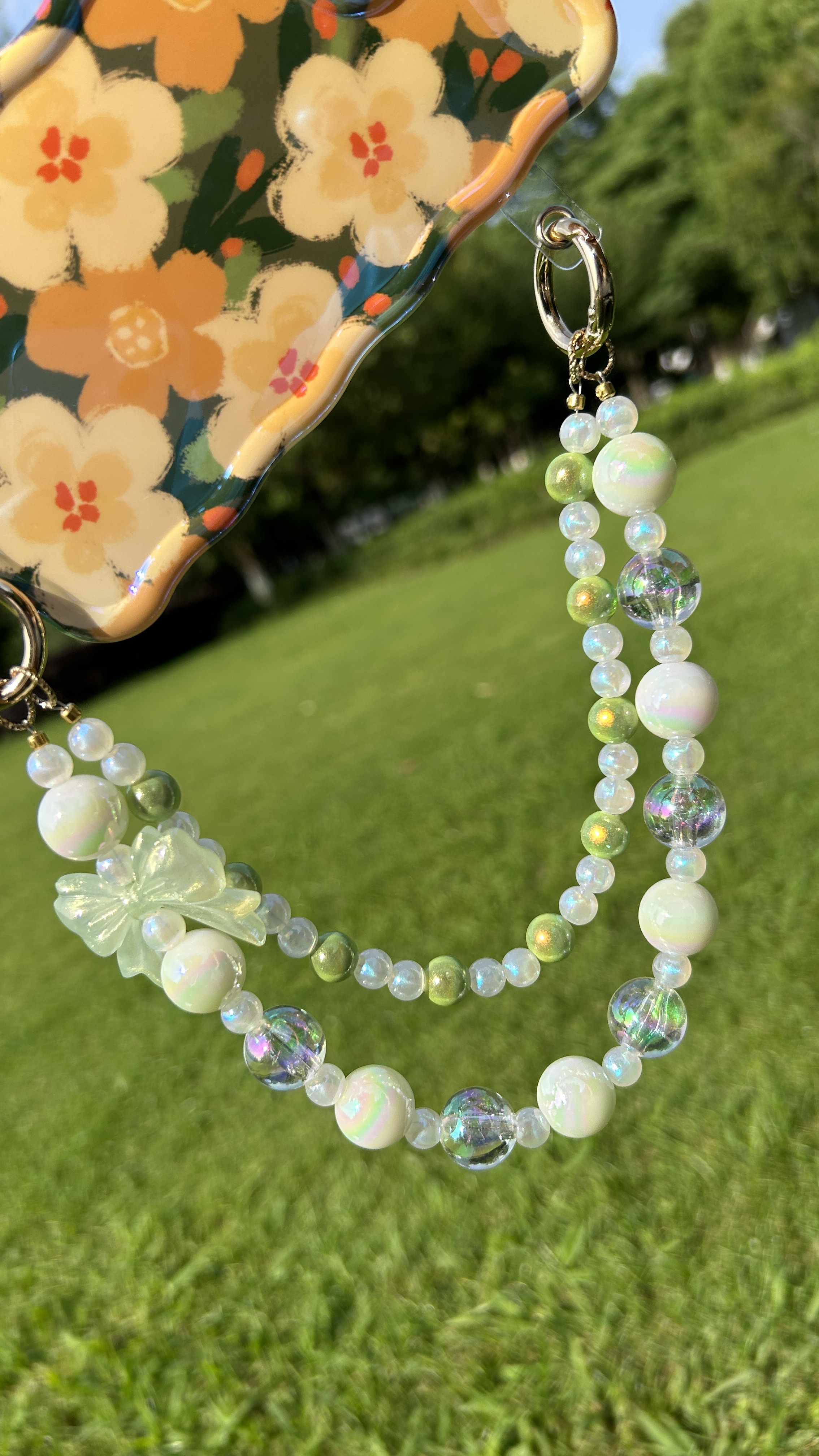 diy串珠手机链欧罗巴女孩必备