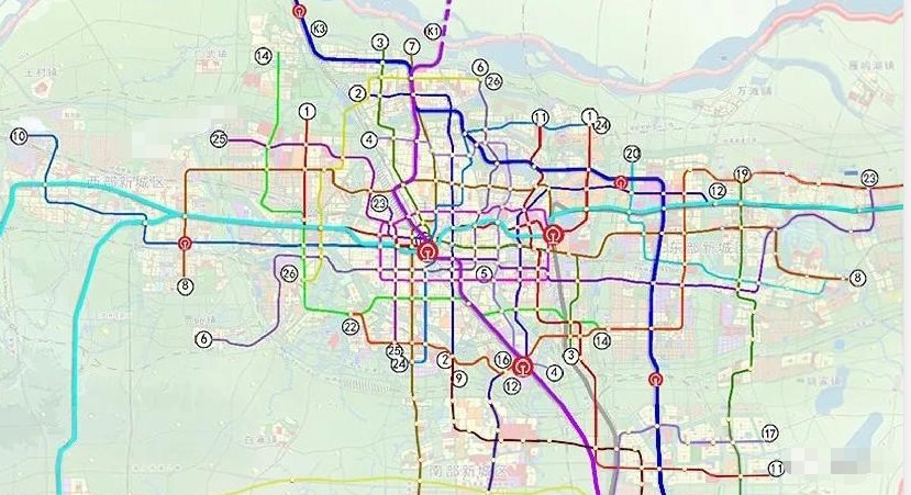 郑州地铁四号线路图图片