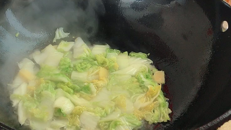 家庭常备菜之姜丝炒金丝白菜