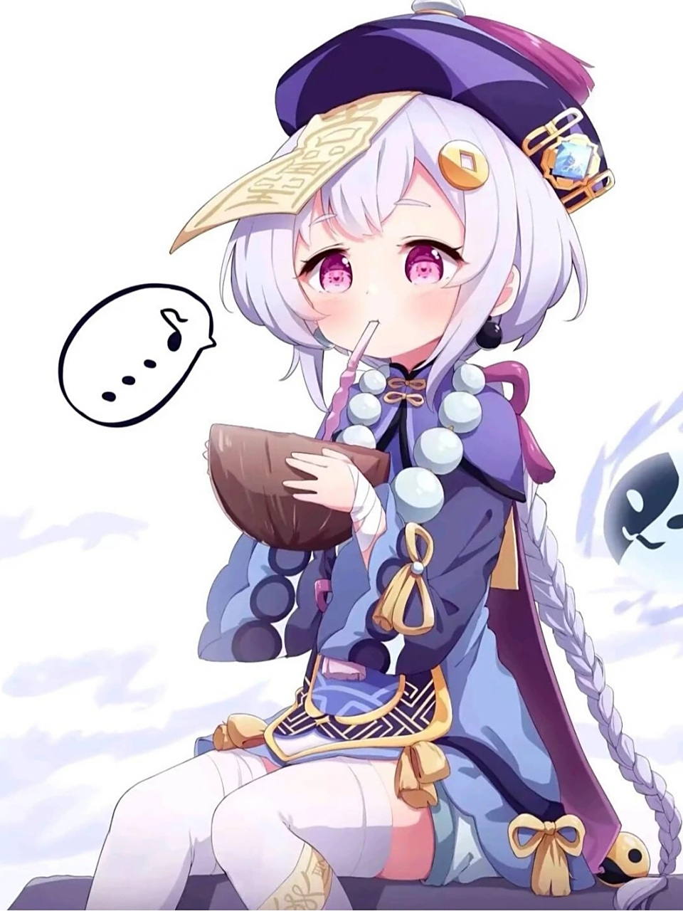 甘雨我还要喝椰奶#原神