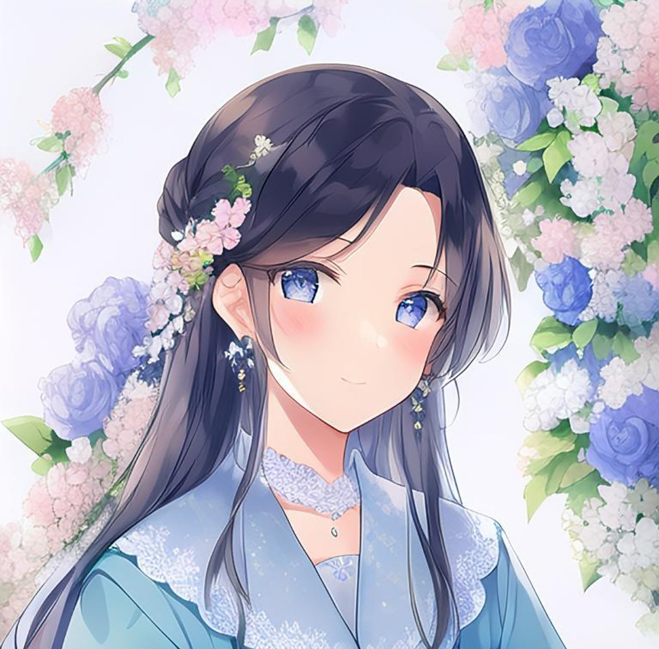 有趣表情:好看的漂亮的古风动漫美女头像表情手机壁纸#有趣表情