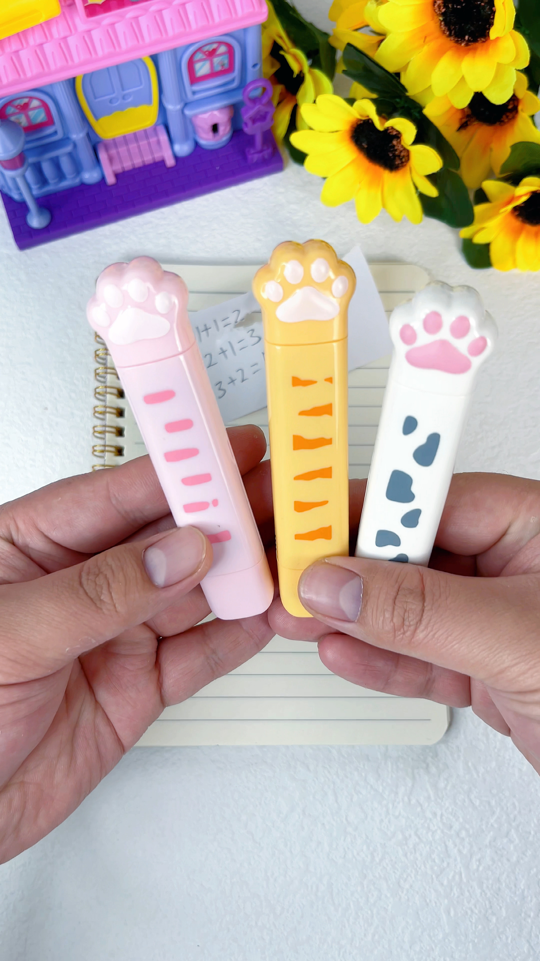 小猫爪点点胶修正带