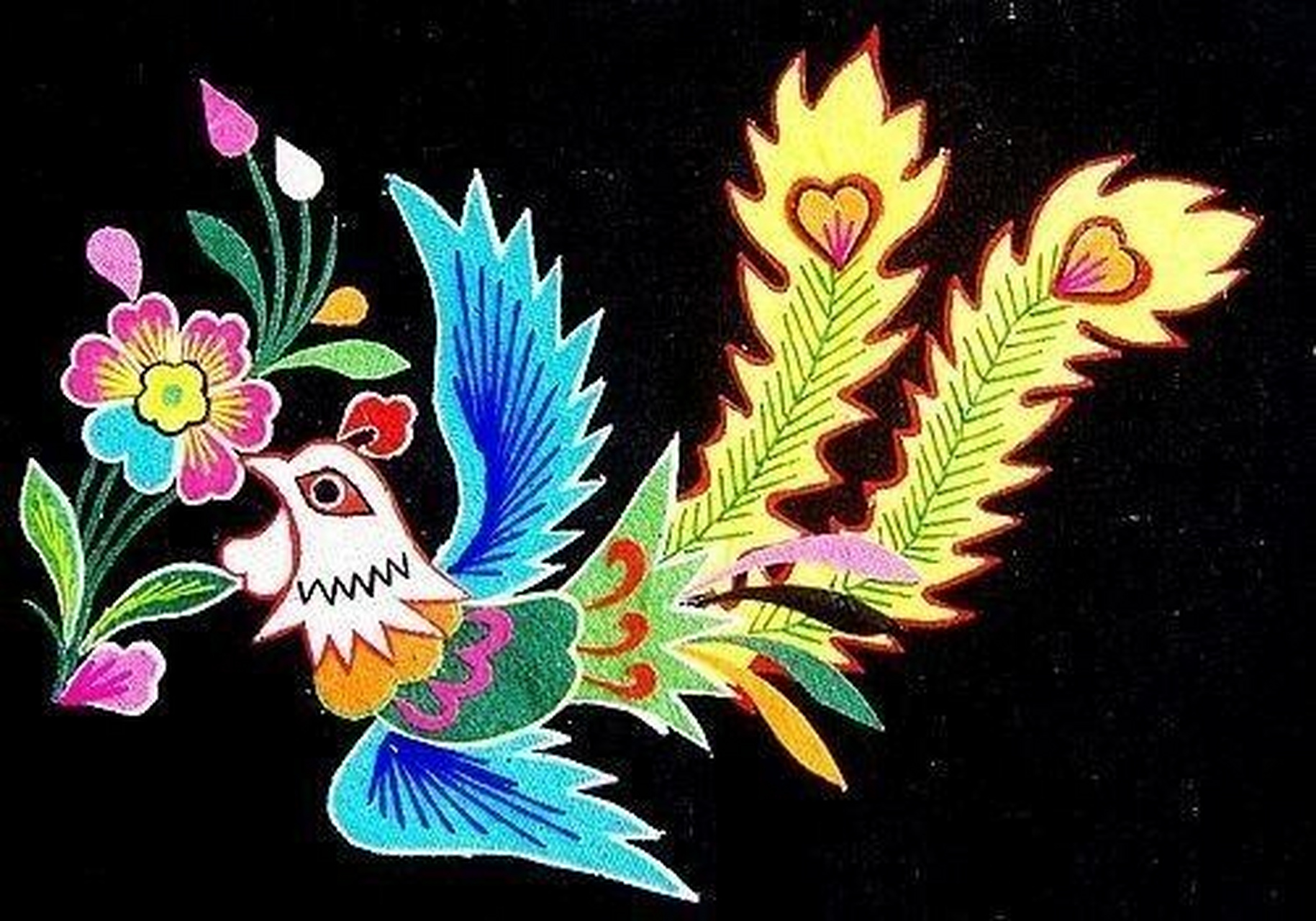 非遗民间艺术,陕西延川布堆花(画)  陕西延川布堆画源自广泛流行于