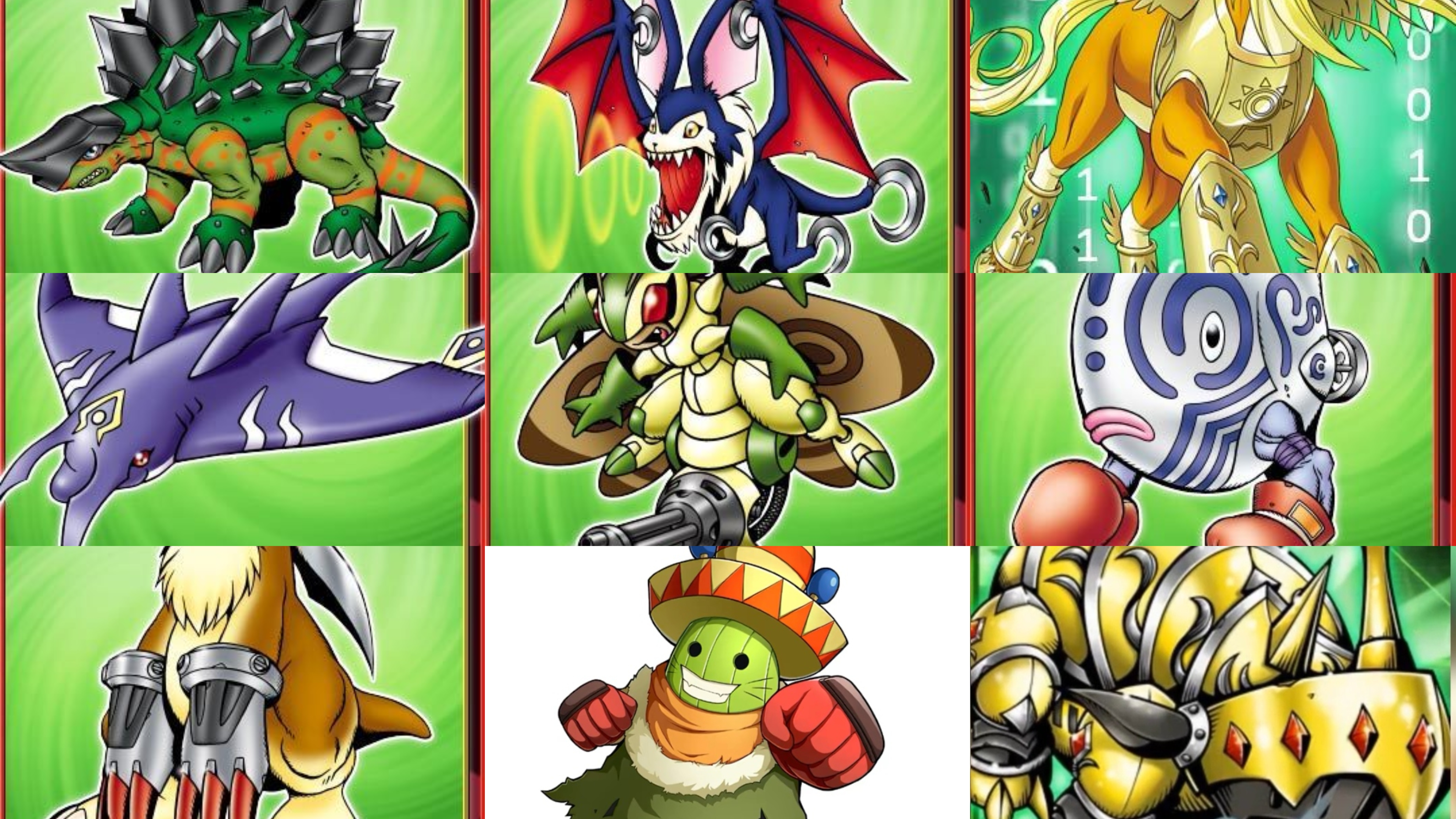 盘点巴达兽全部装甲体进化形态