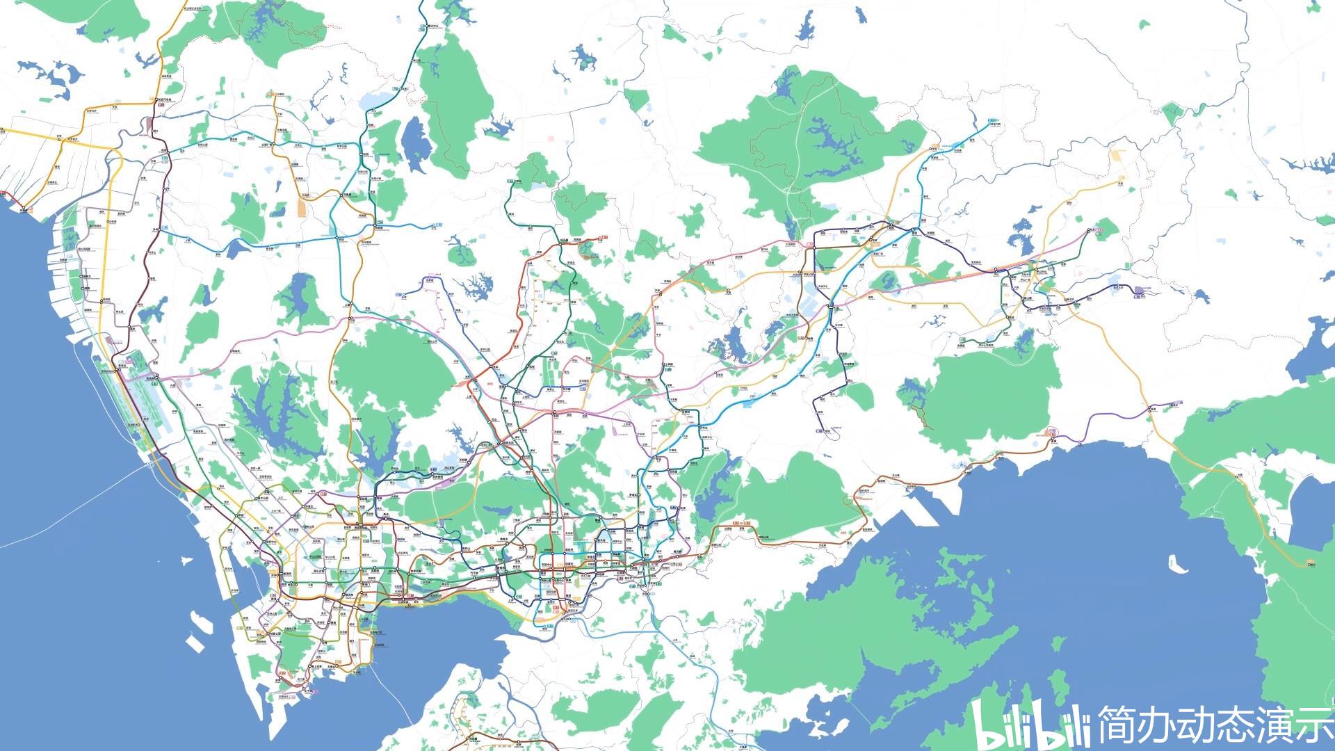 深圳地铁规划2050年图片