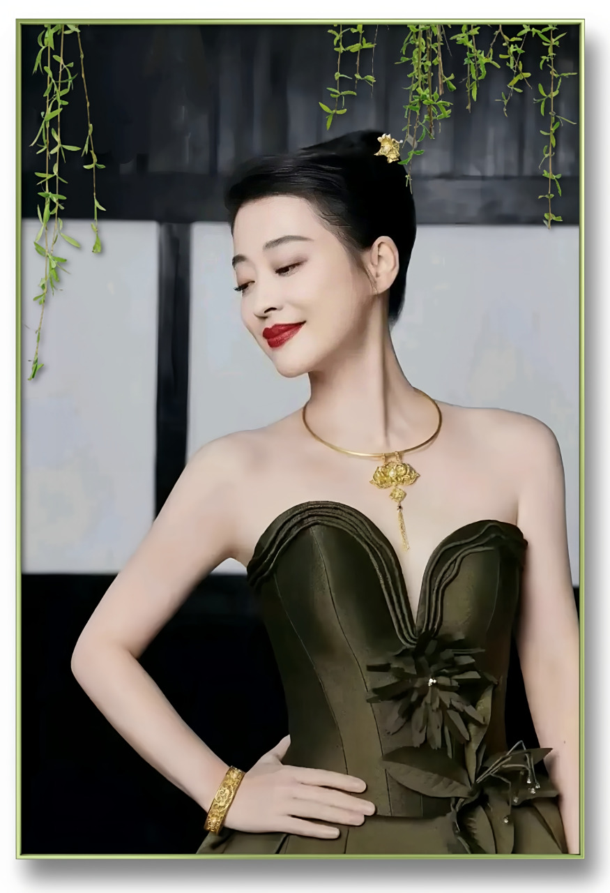 47岁的梅婷身穿抹胸深v白裙身材丰满端庄,优雅明艳动人,穿白色礼服裙