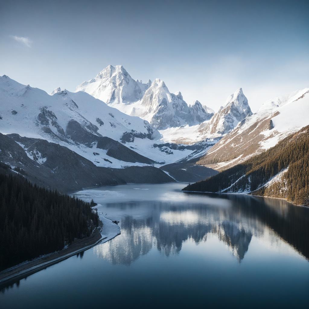 雪山景点图片