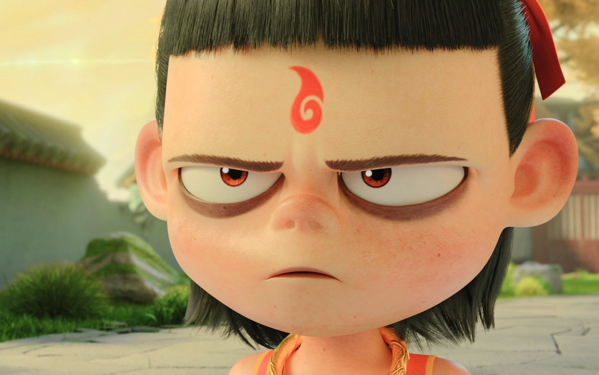 把国产电影哪吒,放大了看,痣清晰可见.#趣图搞笑