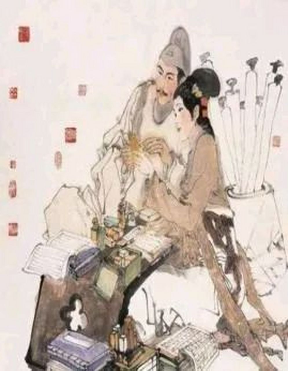 1129年,丈夫刚死,46岁李清照就带着丈夫的古董嫁给张汝舟.