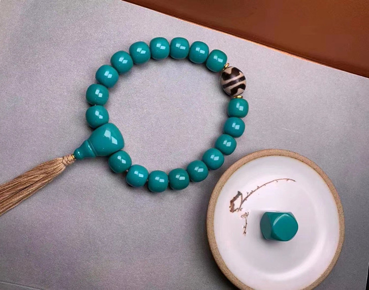 所有的绿松石手串都在这了