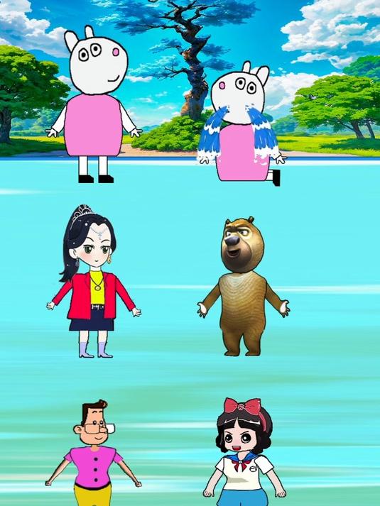 两个小羊苏西,长得一模一样