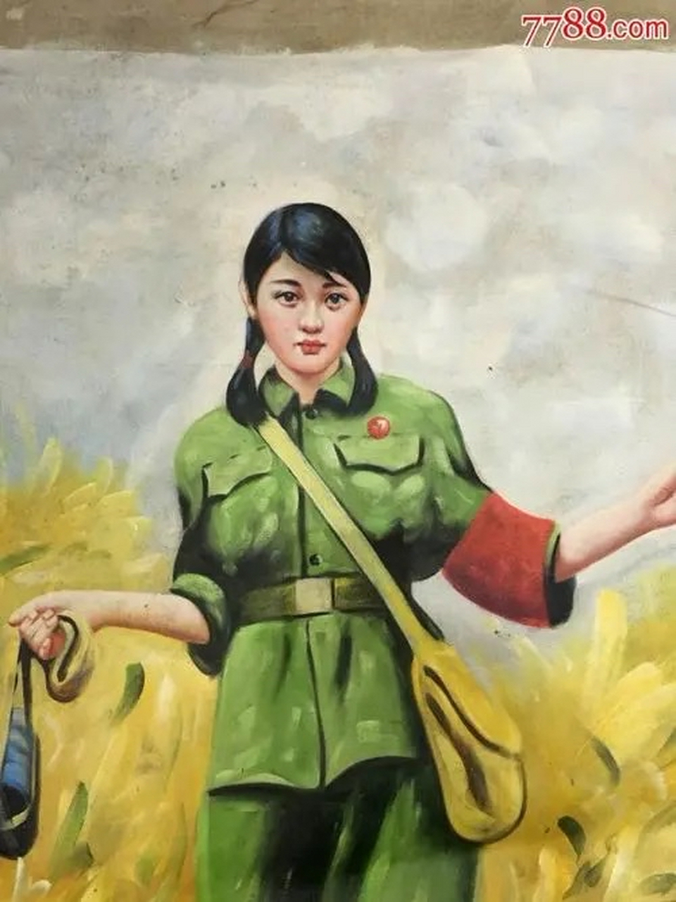 美丽的红军女战士,具有一种现代女人不具备的美.