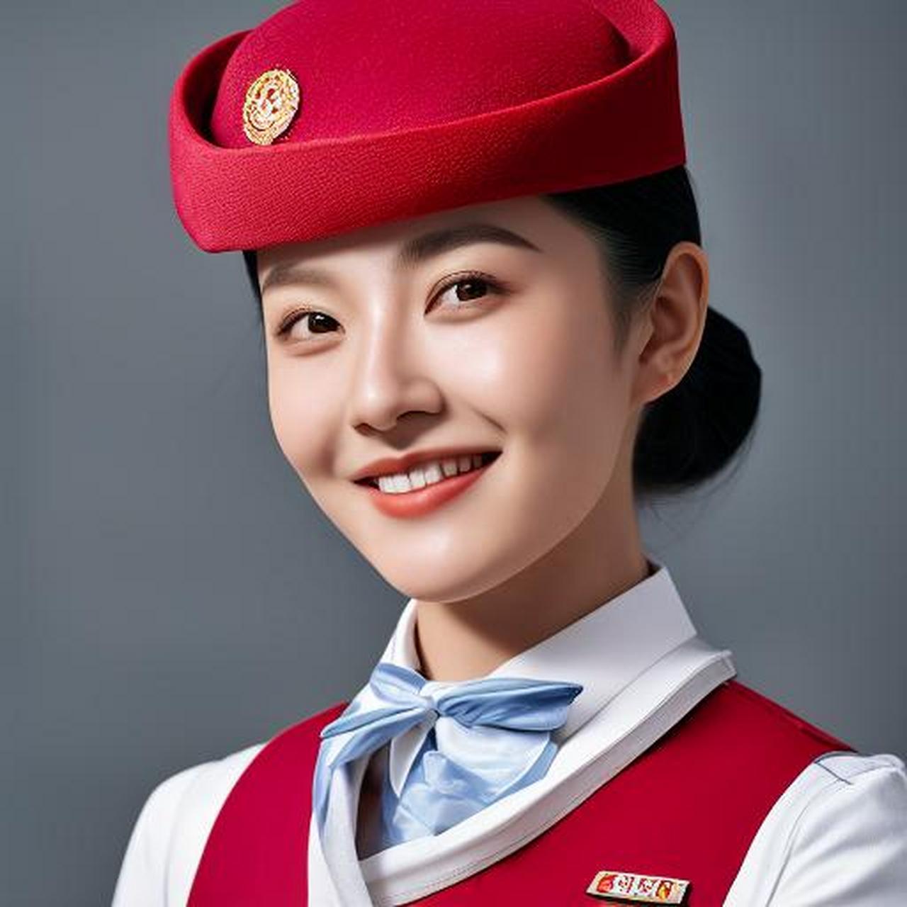 02形象气质:空姐通常需要具备良好的形象气质,包括外表端庄,仪态