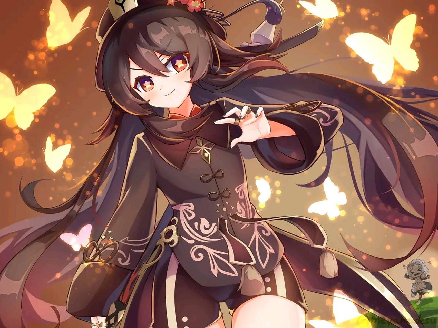 原神# #原神胡桃# 唉突然好想去海边凉快一下啊