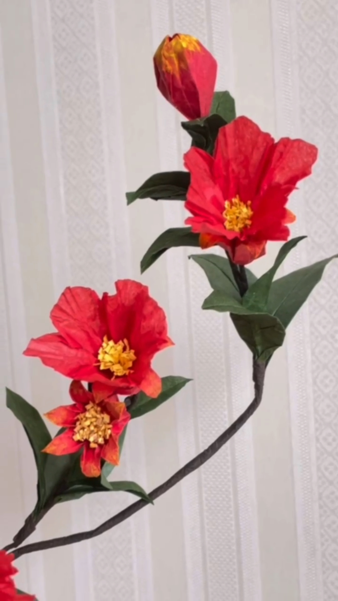 一纸折石榴花(原创设计)