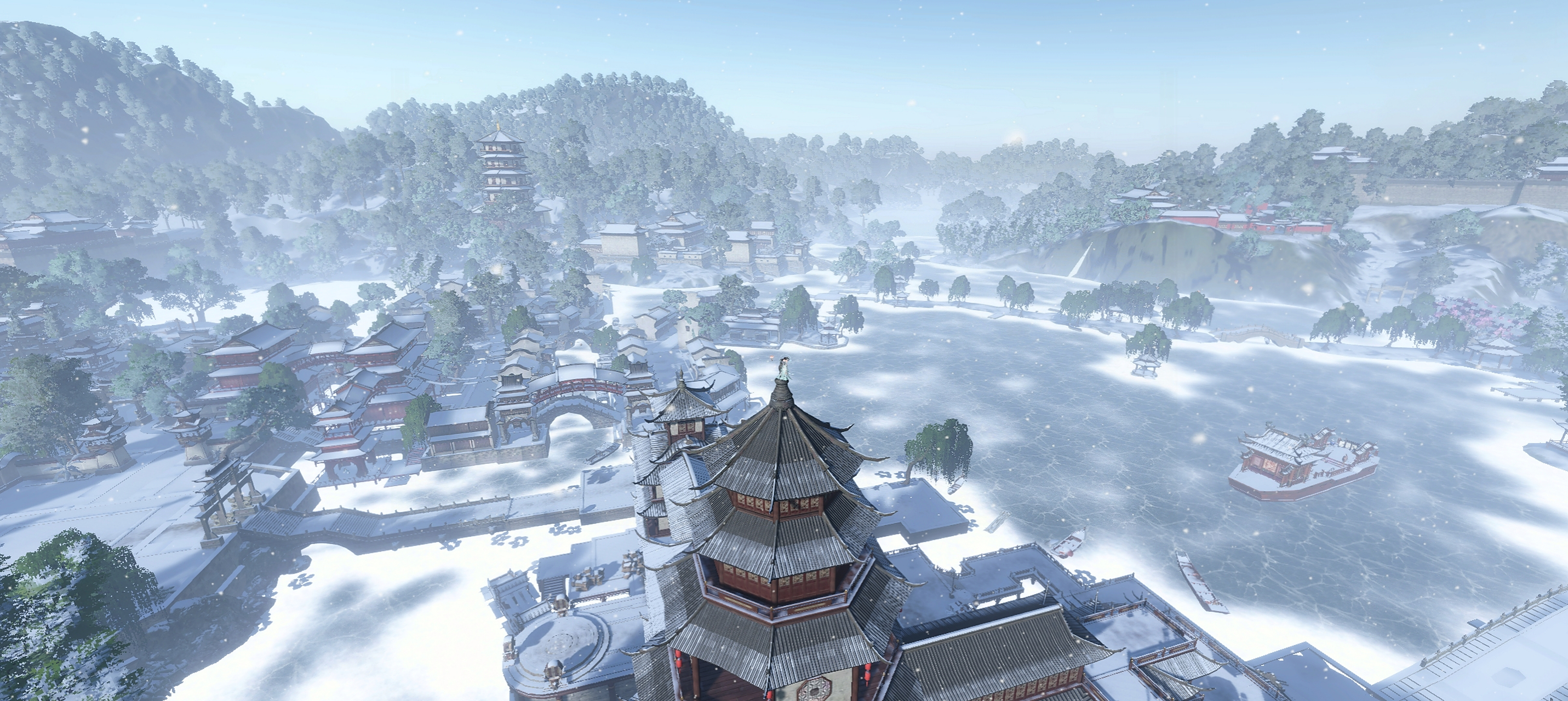 断桥残雪~西湖雪景[大笑][大笑][大笑]#逆水寒