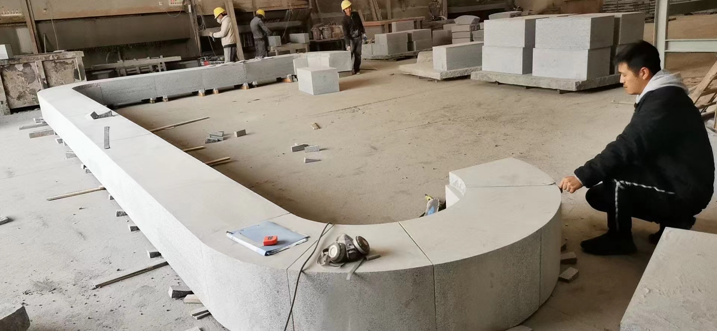 弧形路牙石定制