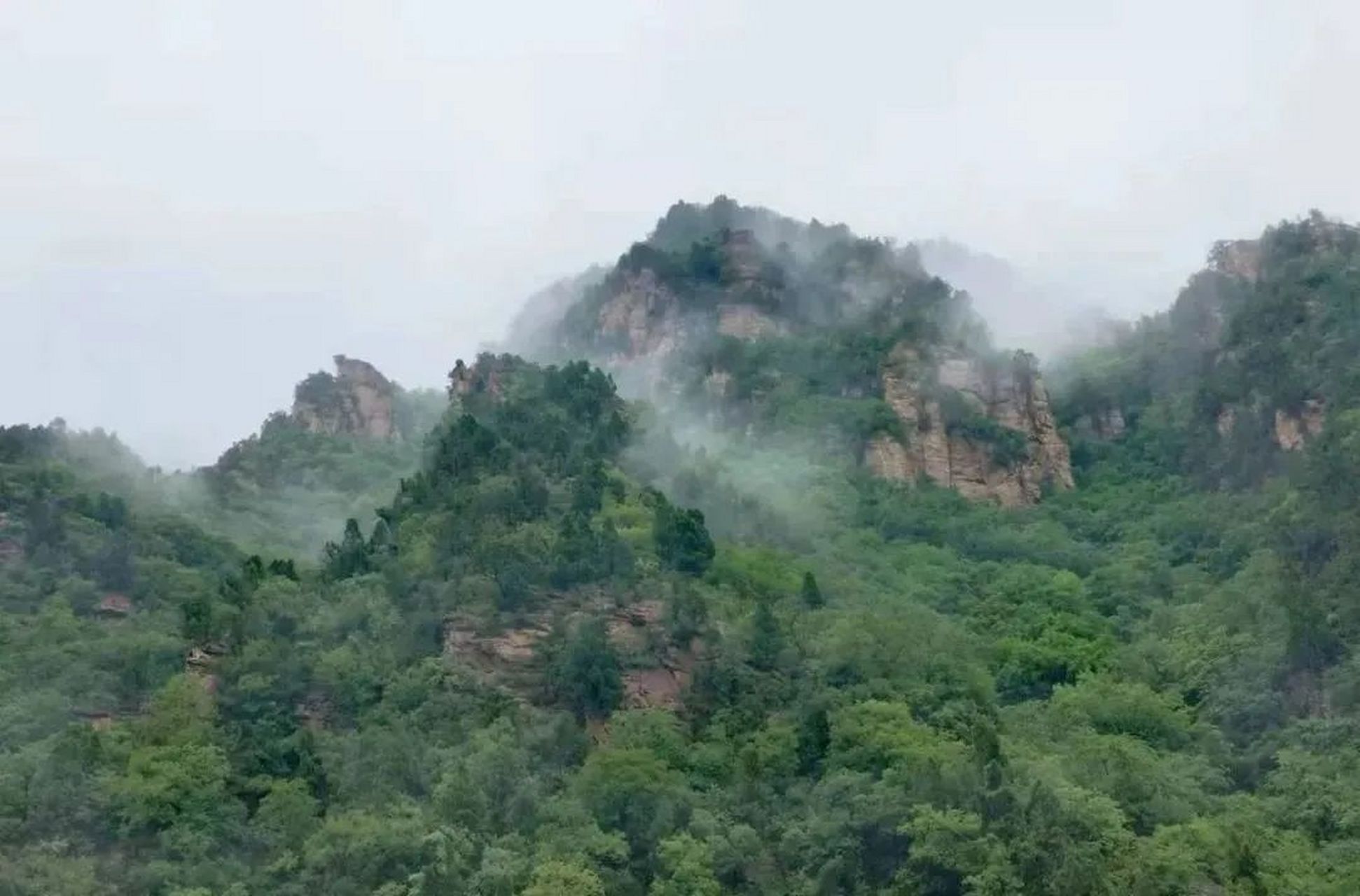 渑池仰韶仙门山图片