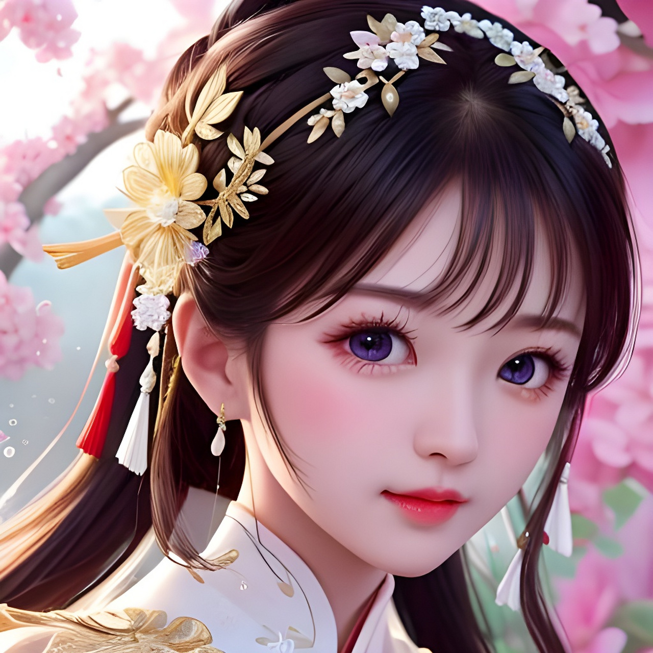ai绘画「古风美女头像」[比心][比心] #二次元美图#  #ai绘画#  #超
